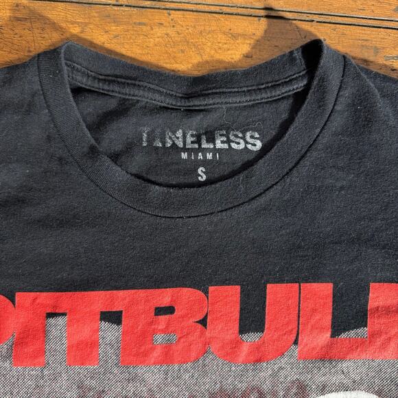 Pitbull Can’t stop us now tour tshirt black and red - Picture 3 of 4